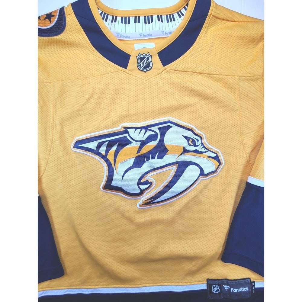 Fanatics Nashville Predators PK Subban 76 Hockey Jersey Mens Medium Yellow‎ NHL